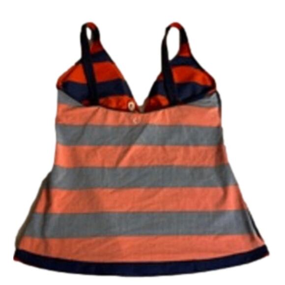 Tommy Hilfiger Nautical Striped Polka Dot Tankini Swim Top Size M - Picture 6 of 7